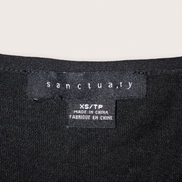 ANTHROPOLOGIE SANCTUARY | Women’s City Linen Knit Tank Top Black XS​​​​​​​​ - Picture 5 of 6